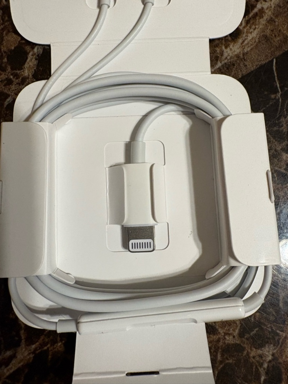 Apple Brand Wired Headphones with Lightning Adapter - New Never Used/Opened - Picture 3 of 4